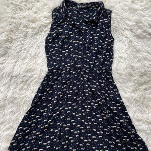 Allegra-k Women's‎ Navy and Black Dress